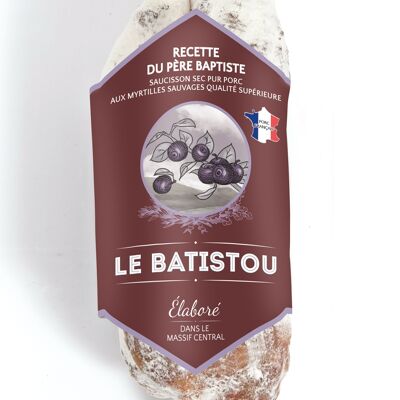 Salsiccia secca di mirtilli selvatici Ricetta di Père Baptiste 200g NU
