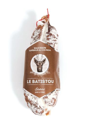 Saucisson sec supérieur au chevreuil 250g NU