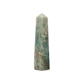 Petite tour obélisque - Cristal d'Amazonite - 5-7 cm 1