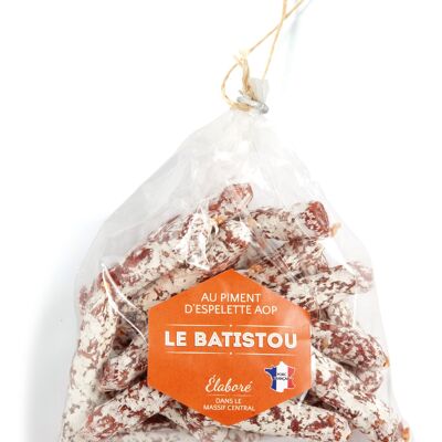 Saucisson P'tit Baptiste au piment d'Espelette AOP 110g