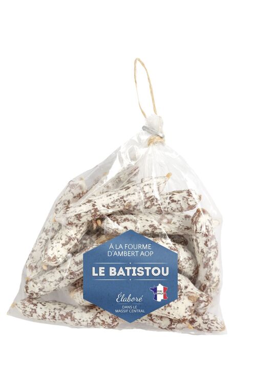 Saucisson P'tit Baptiste à la fourme d'Ambert AOP 110g