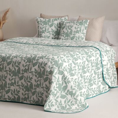 Couette légère en jacquard de coton printemps été motif floral SALVI