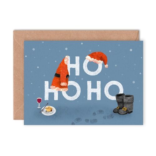 Ho Ho Ho Single Greeting Card