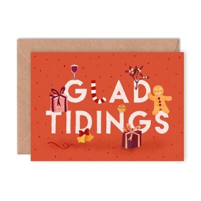 Glad Tidings Single Greeting Card