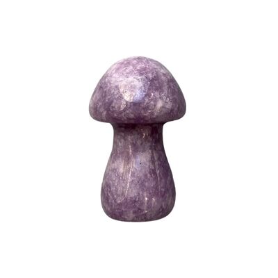 Handgeschnitzter Kristallpilz – 3.5 cm - Amethyst