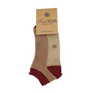 Chaussettes Miss Camel-Rubi œil de perdrix