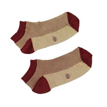 Chaussettes Miss Camel-Rubi œil de perdrix 3