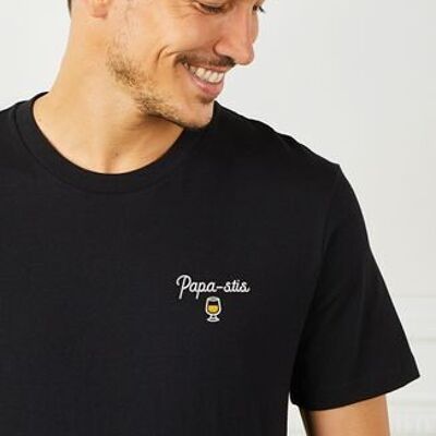 Papa-stis Herren T-Shirt (bestickt)
