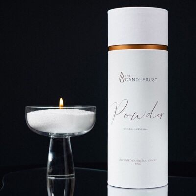 El set de 4 velas perfumadas de arena Candeldust de 650 g