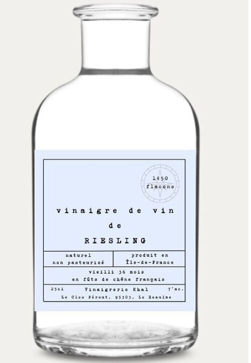Vinaigre Grand Cru de Riesling - Bio - Produit en Ile-de-France