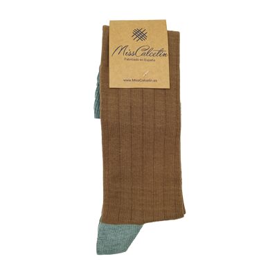 Gerippte High-Top-Socken von Miss Brown-Acaccio