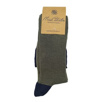 Chaussettes montantes Miss Thyme-Navy Partridge's Eye