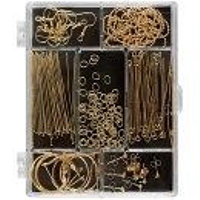 Jewelry making kit - Findings and tools - Gold