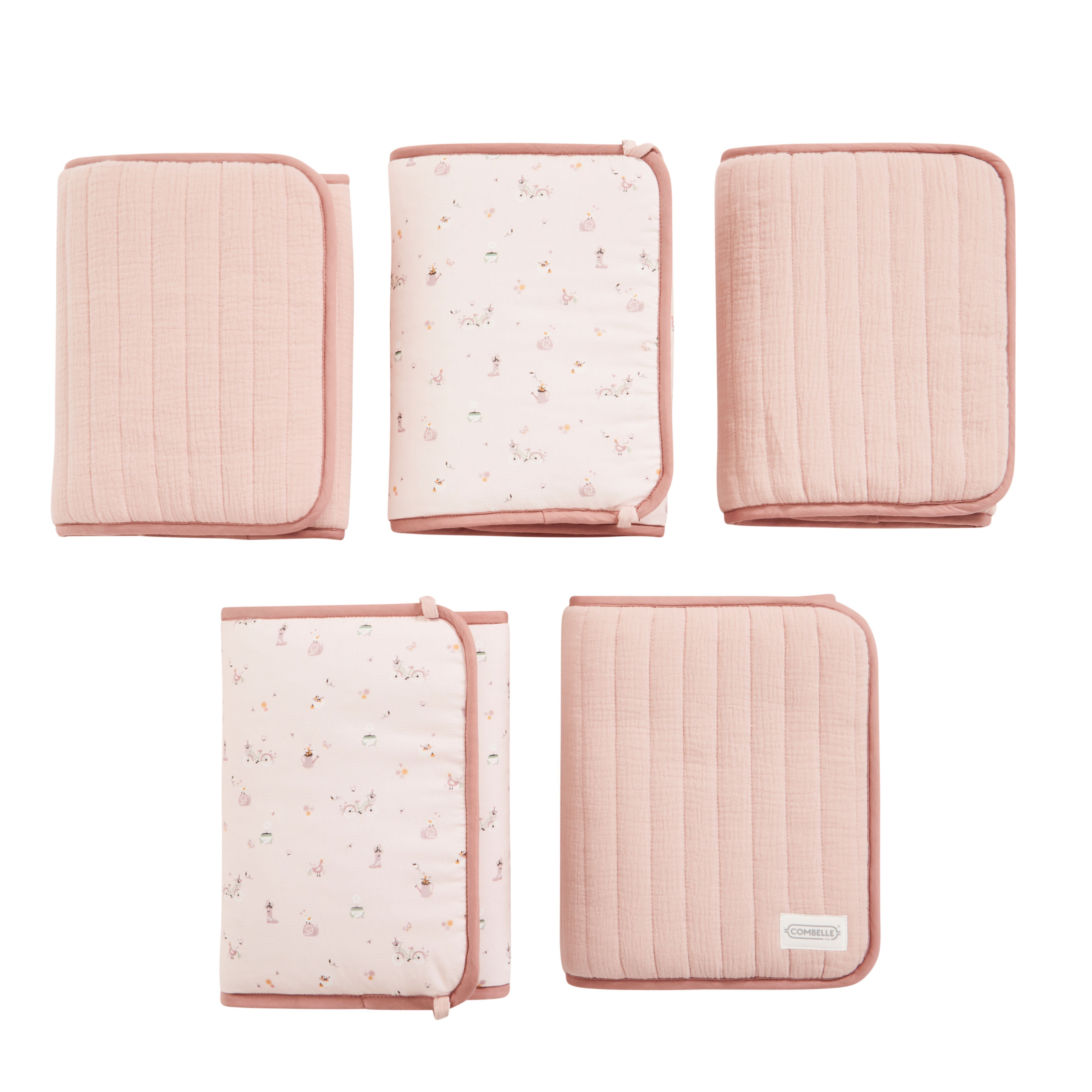 BRUCIATORE DA LETTO / PROTEZIONE CANNA MODULARE (SET DA 5 PEZZI) - ROSA