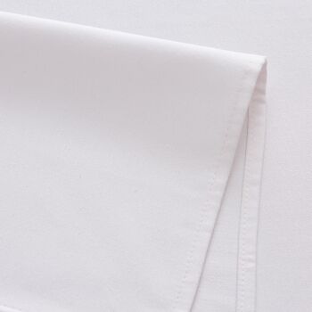 Lot de 6 serviettes en tissu satiné de coton 45x45cm 4