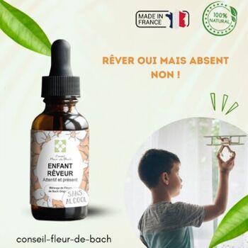 Conseil fleur de Bach® - Fleurs de Bach Enfant Rêveur SANS ALCOOL - 30Ml 2