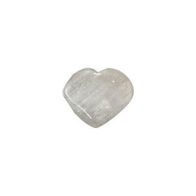 Selenite - Piccolo cuore di cristallo - 2-3 cm