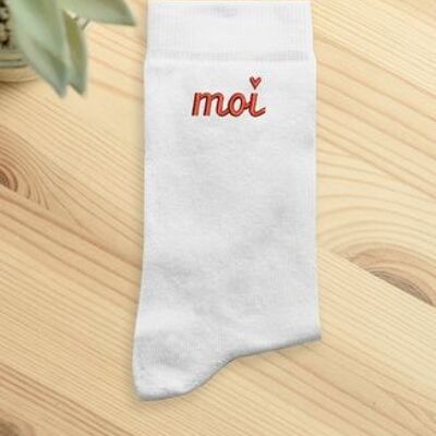 Moi Socken (bestickt)