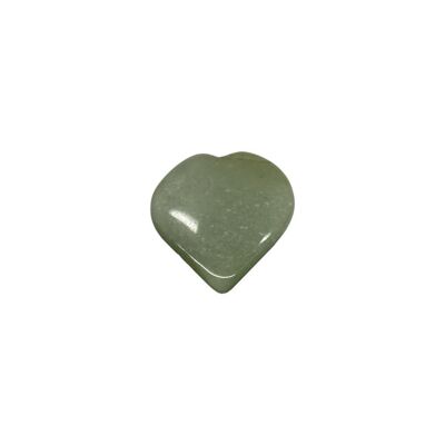 Green Aventurine - Small Crystal Heart - 2-3cm