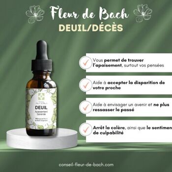 Conseil fleur de Bach® - Fleurs de Bach Deuil/Décès - 30Ml 4