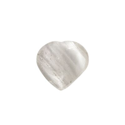 Quarzo trasparente - Piccolo cuore di cristallo - 2-3 cm