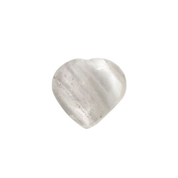 Quartz clair - Petit coeur en cristal - 2-3 cm 1