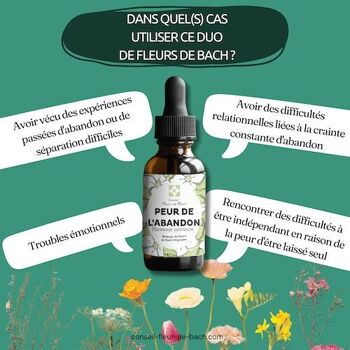 Conseil fleur de Bach® - Fleurs de Bach Peur de l'Abandon - 30Ml 3