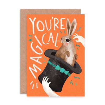 You’re Magical Rabbit Single Greeting Card