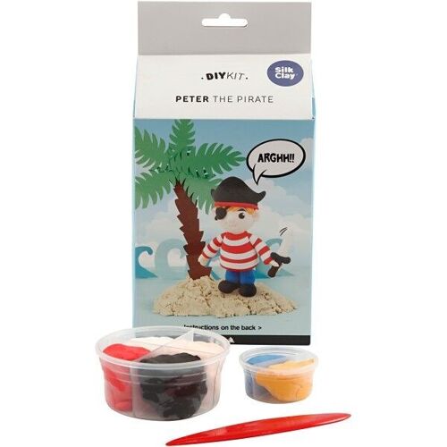 Kit DIY modelage Silk Clay - Peter le Pirate