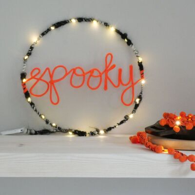 Spooky Halloween Hoop Light
