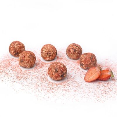 Organic Blend Boules Énergétiques Bio Fraise