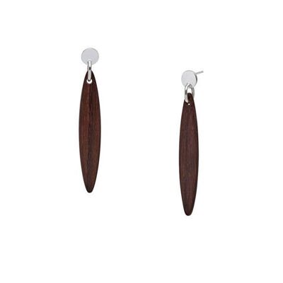 Rosewood Foli Earring – Silver