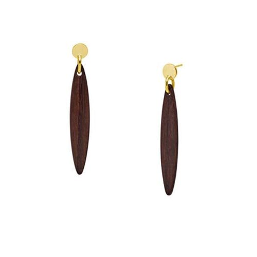 Rosewood Foli Earring – Gold