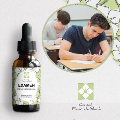 Conseil fleur de Bach® - Fleurs de Bach Examens - 30Ml