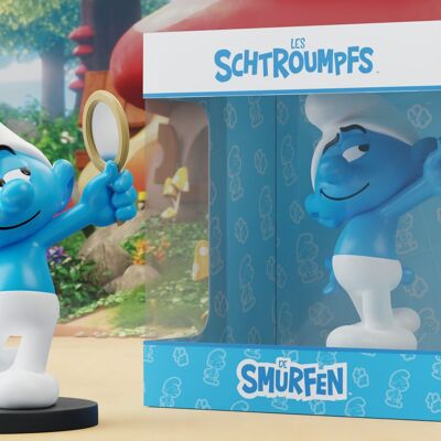 SMURF COQUET IN RESIN +/- 11 CM