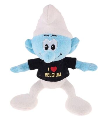 30 CM - PELUCHE SCHTROUMPF I LOVE BELGIUM