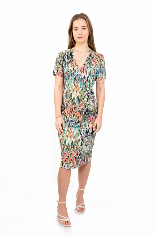 Drapiertes Kleid | Figurschmeichler