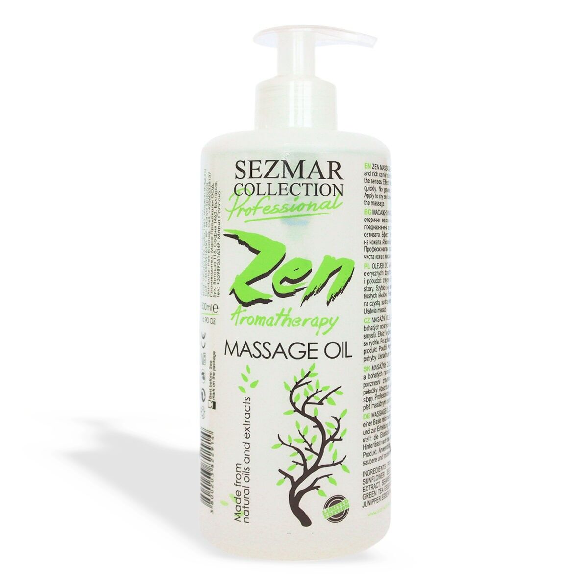 ZEN - Aceite Corporal de Masaje Profesional, 500 ml