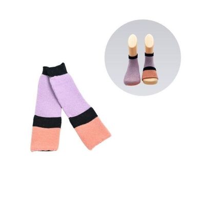 Socken für Neugeborene - Lavendel