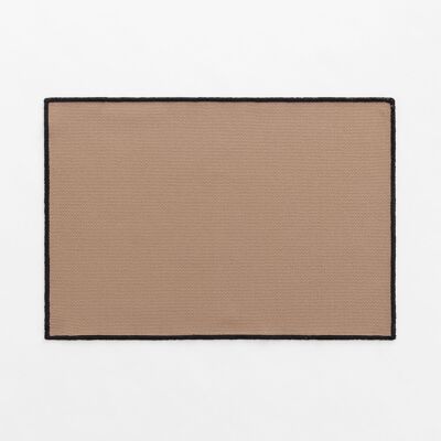 Pack of 4 plain placemats 100% Cotton, soft woven placemat, side stitching, durable, easy to clean 35x50 cm
