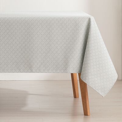 Tovaglia jacquard premium ad alto spessore, sensazione di tessuto, drappeggio naturale, design con trama Juba