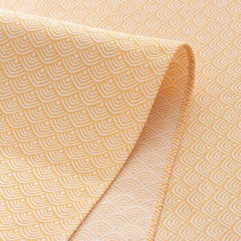 Nappe jacquard premium haute épaisseur, toucher tissé, drapé naturel, motif texture Juba 12