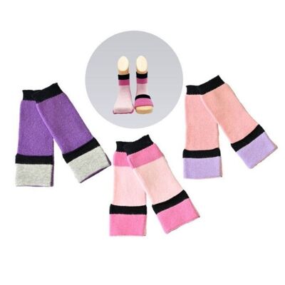 Baby Gripper socks -3 pack - Pink mix