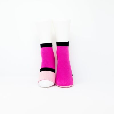 Chaussettes de Yoga antidérapantes Adulte - Rose