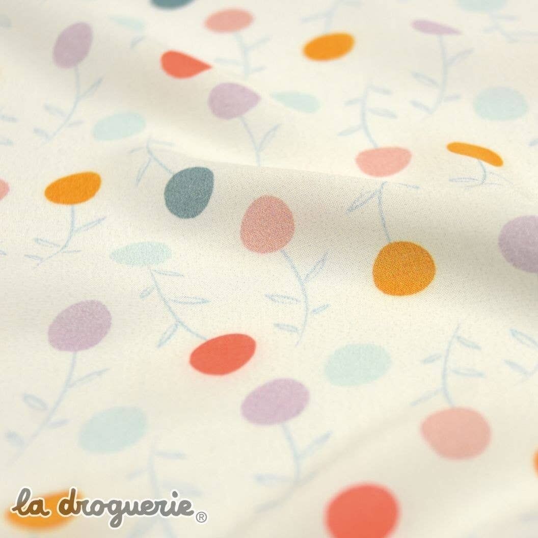 Tissu au mètre "Toi toi mon pois" Jasmin