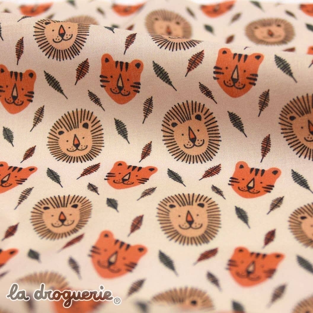 Tissu au mètre "Tropicool" Savane