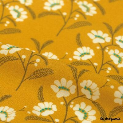 Fabric by the meter “Carpet of Light” Mustard