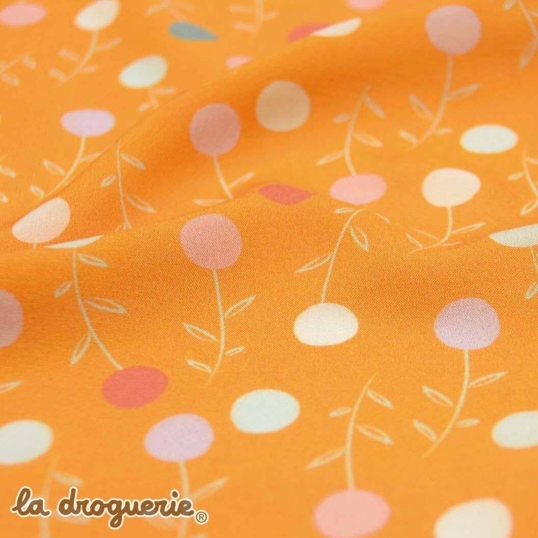 Tissu au mètre "Toi toi mon pois" Topaze