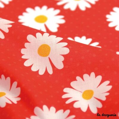 Fabric by the meter "Meadowsweet" Red