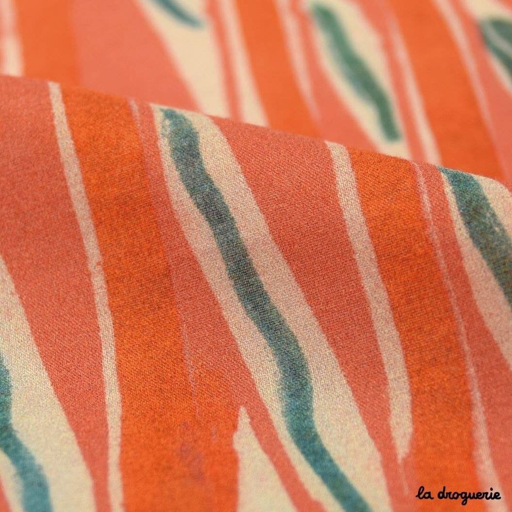 Tessuto al metro "She's a Rainbow" Multico tie and dye